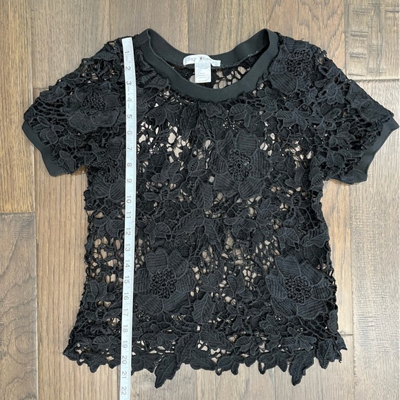 Say What? Lace See Through T-Shirt - Picture 9 of 13